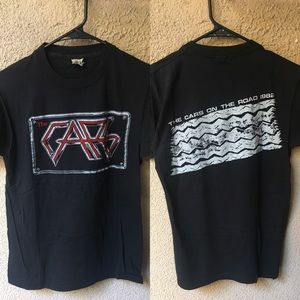 VINTAGE BAND TEE Ric Ocasek- Cars Road Tour 1982